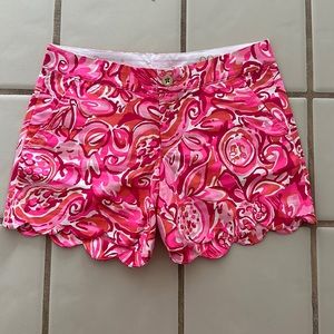 Hot Pink Lilly Pulitzer Buttercup Shorts